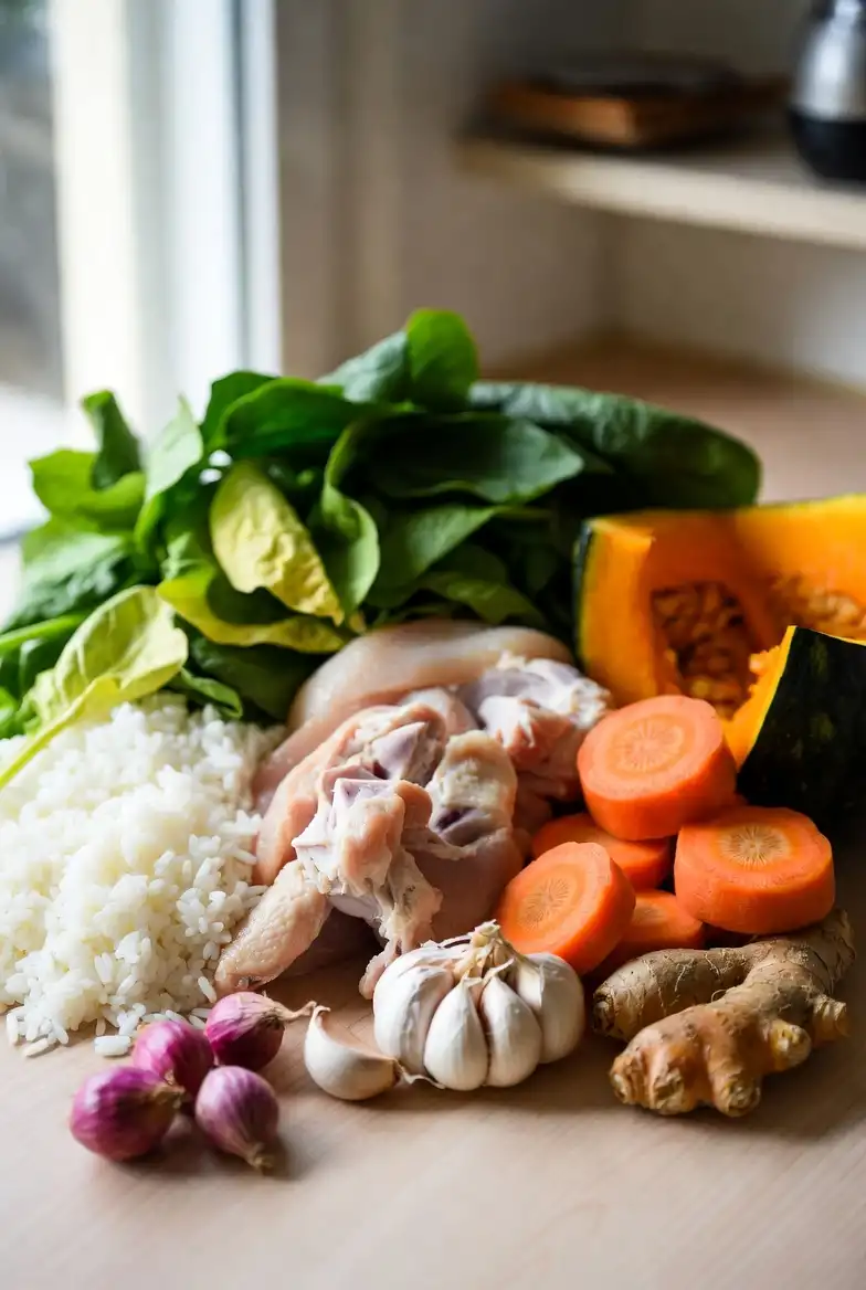 Các Nguyên Liệu Cần Thiết Cho Món Cháo Dinh Dưỡng