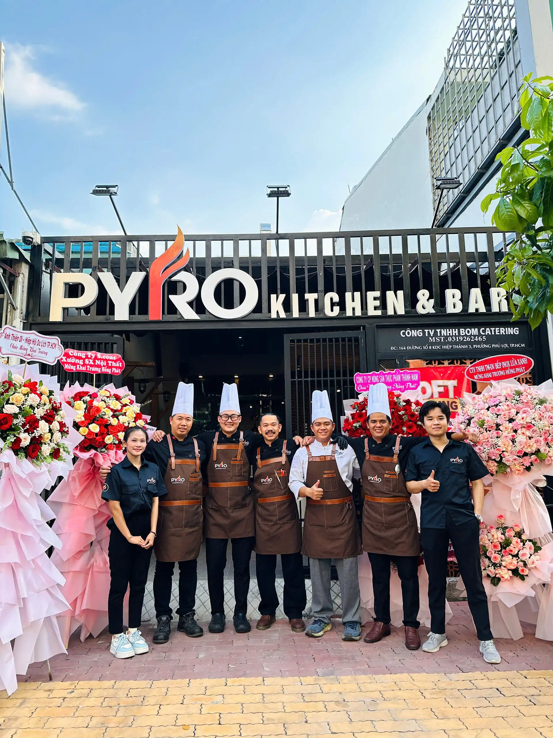 BOM Catering chính thức khai trương nhà hàng PYRO Kitchen & Bar