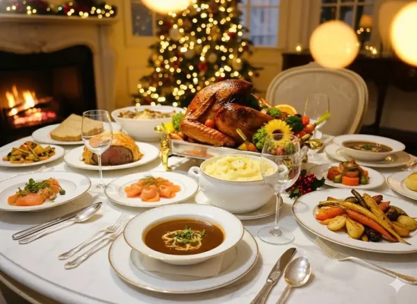 Cách làm món gà tây Noel nướng bỏ lò thơm ngon, đậm vị